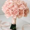 свадебный букет розовый