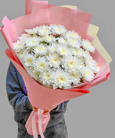 9 кустовых хризантем