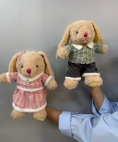 игрушка зайчик в костюмчике